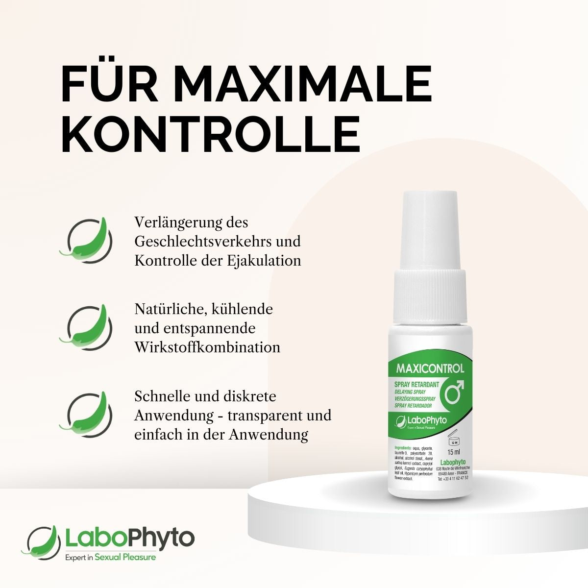 MaxiControl Verzögerungsspray (15 ml)