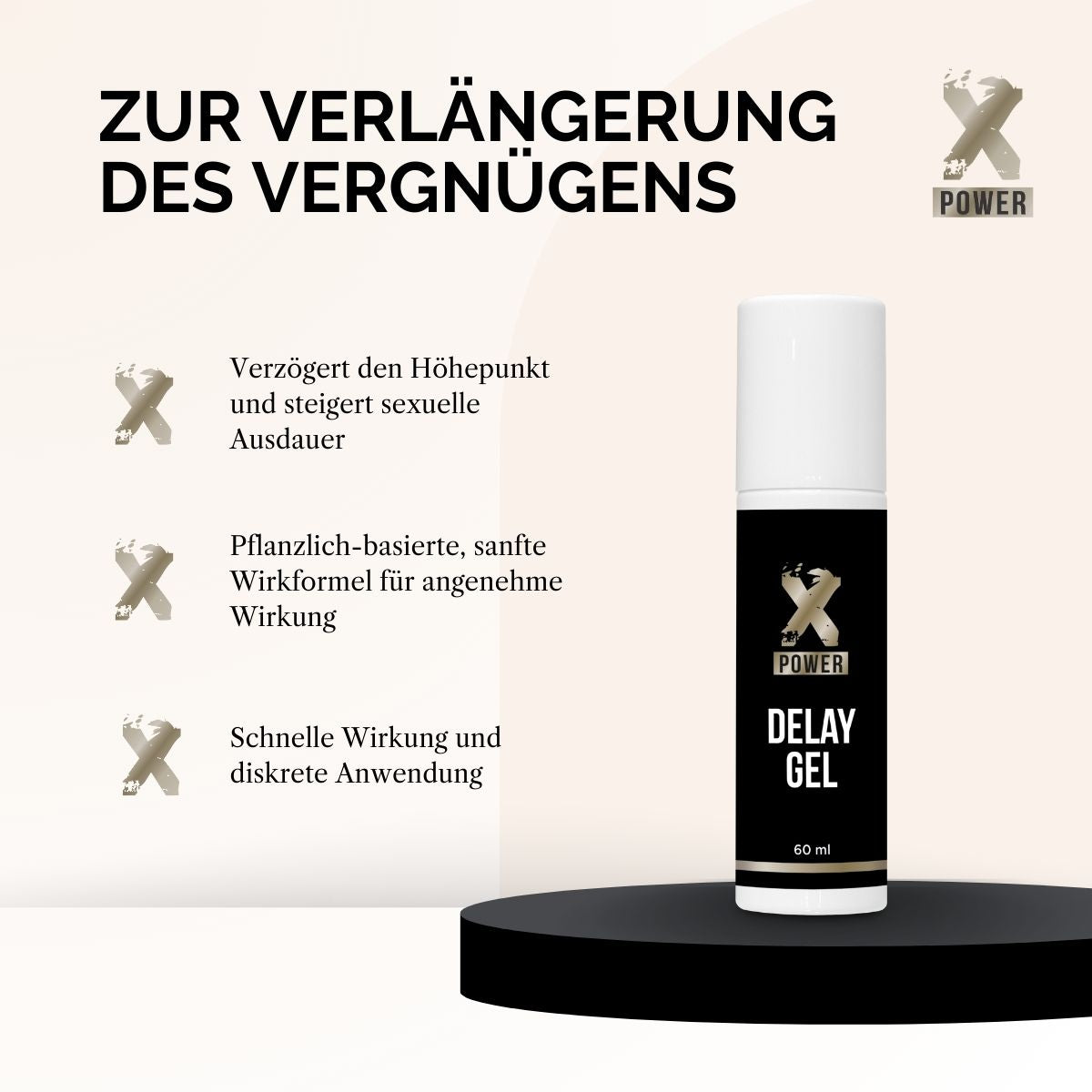 Delay Gel (60 ml) - für längeren Geschlechtsverkehr
