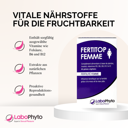 FertiTop Women Fertility (60 Kapseln) fördert die weibliche Fruchtbarkeit