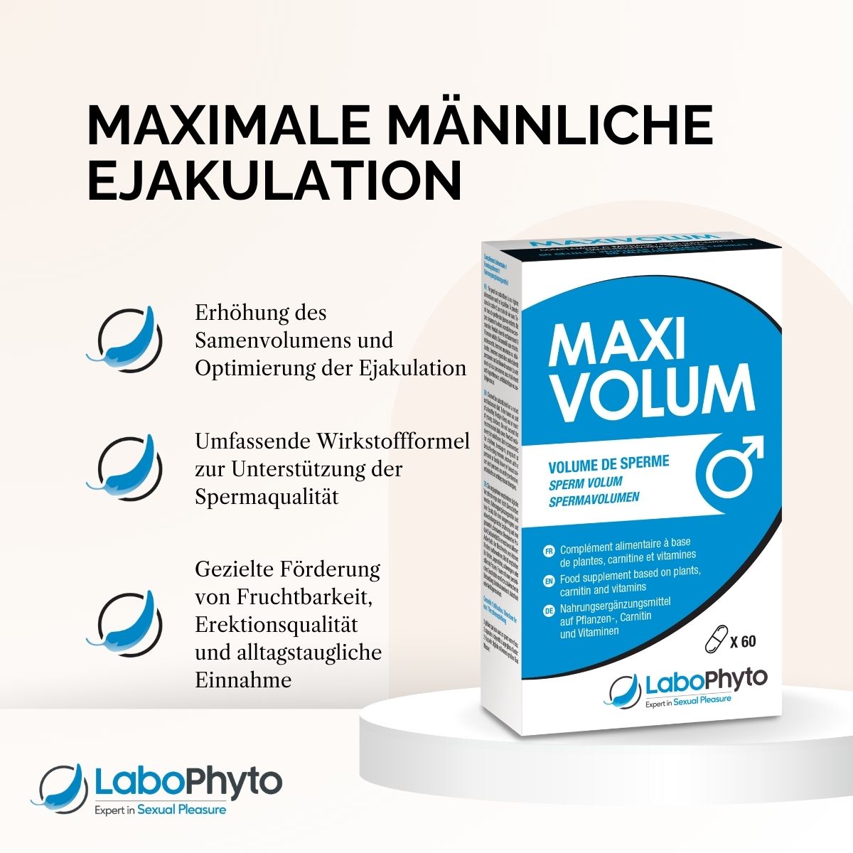 MaxiVolum (60 Kapseln) – zur Förderung der männlichen Ejakulation