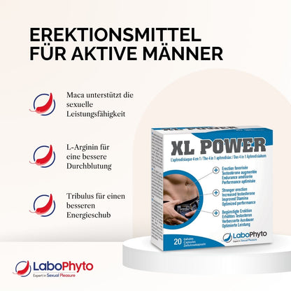 XL Power (20 Kapseln) – 4-in-1 Aphrodisiakum