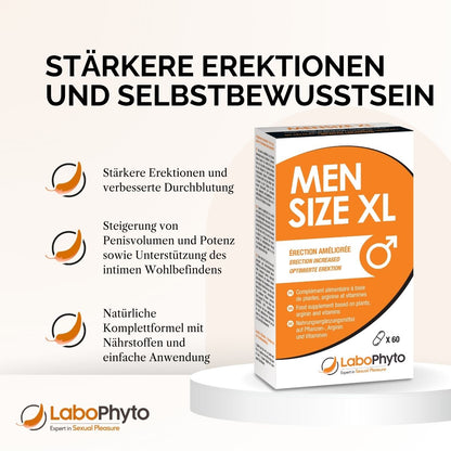 MenSize XL (60 Kapseln) - maximale Lust, maximale Größe