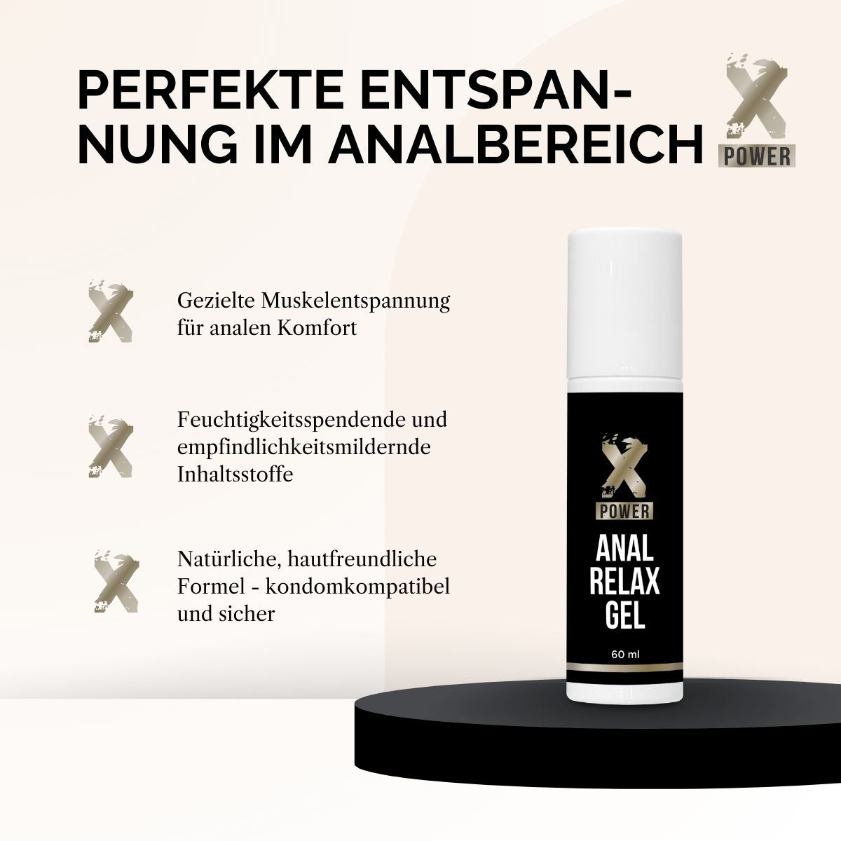 Anal Relax Gel (60 ml) - perfekte Entspannung für sinnliche Momente