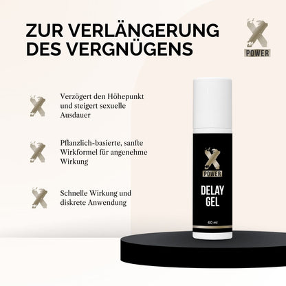 Delay Gel (60 ml) - für längeren Geschlechtsverkehr