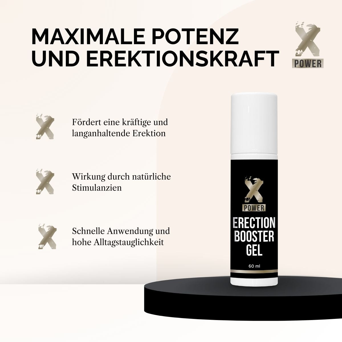 Erection Booster Gel (60 ml) - maximiert die Potenz