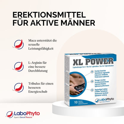 XL Power (10 Kapseln) – 4-in-1 Aphrodisiakum