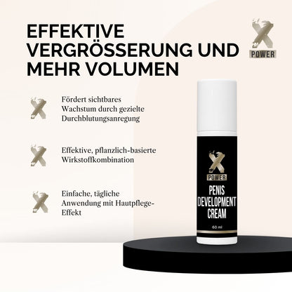 Penis Development Cream (60 ml) - fördert das Wachstum für eine selbstbewusstere Intimität