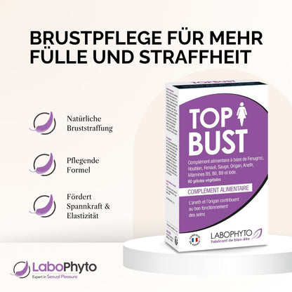 TopBust (60 Kapseln) - Brustpflege für mehr Fülle und Straffheit