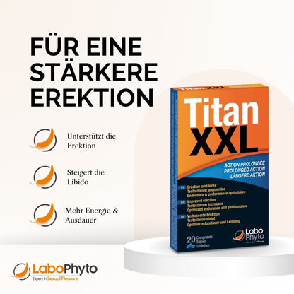 Titan XXL (20 Kapseln) - für maximale männliche Potenz und Größe