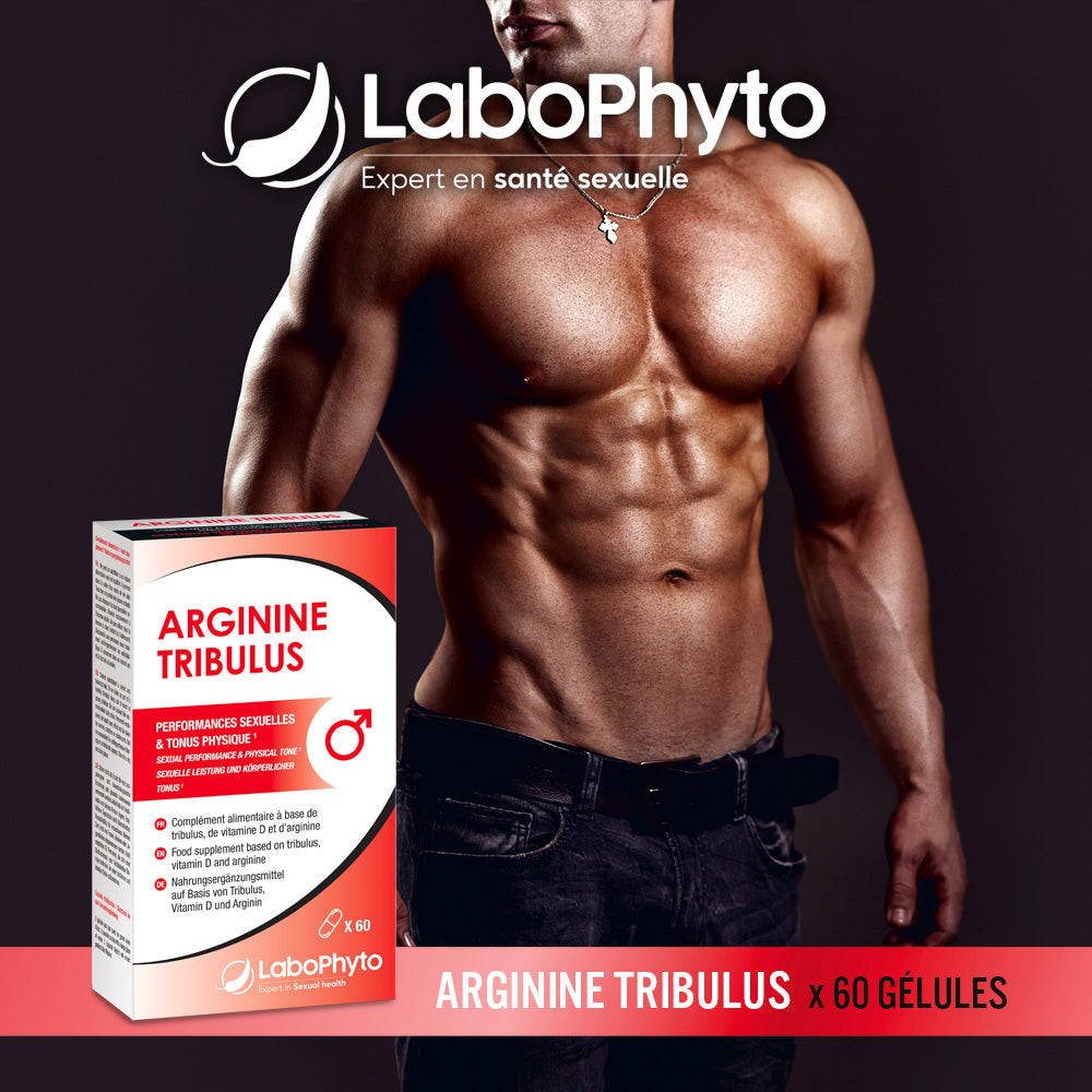 Arginin/Tribulus (60 Kapseln) - für maximale Energie und Libido