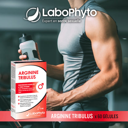 Arginin/Tribulus (60 Kapseln) - für maximale Energie und Libido